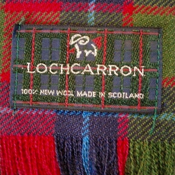 Lochcarron Wool Plaid Scarf - Picture 5 of 5